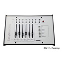 Photo of Mystery EM12 Desktop DSP Control Surface - 6 Physical (12 Virtual) Motorized Faders Includes Customized Overlay