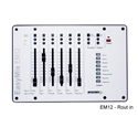 Mystery EM12-Route In DSP Control Surface - 6 Physical (12 Virtual) Motorized Faders Includes Customized Overlay