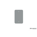 Mystery FP-1G-0-S 1-Gang Stainless Wall Panel Blank