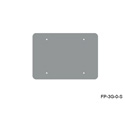 Mystery FP-3G-0-S 3-Gang Stainless Wall Panel Blank