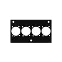 Mystery Electronics MPK 4ea NEUTRIK D or Switchcraft D3F Panel