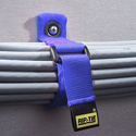 Photo of Seam T N-07-G10-BU One Inch Wide CinchStrap with End Grommet - Blue - 10 Pk