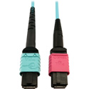 Photo of Tripp Lite N846D-03M-24DAQ MMF Fiber Optic Cable 24F MTP/MPO-UPC to 16F MTP/MPO-UPC F/F - 3 Meter