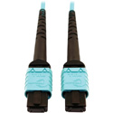 Tripp Lite N846D-10M-24AAQ MMF Fiber Optic Cable OM4 Plenum 400G 50 24F MTP/MPO-PC F/F - 10 Meter