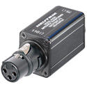 Photo of NEUTRIK NADITBNC-FX XLR Female 110 Ohm cable end input to BNC Female 75 Ohm output adapter