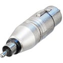 NEUTRIK NA2FPMM 3 Pole XLR Female to RCA Male Audio Adapter