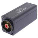 Neutrik NA2M-D2B-TX 3 Pole XLR Male - RCA / Phono Socket Adapter - Red Coded