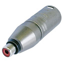 NEUTRIK NA2MPMF 3 Pole XLR Male to RCA Female Audio Adapter