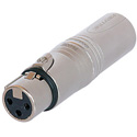Photo of NEUTRIK NA3FMX 3 pole XLRF to 3 pole XLRM Contacts with pins 2 - 3 Inverted wiring