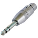 NEUTRIK NA3FP 3 Pin XLR Female to TRS 1/4 Inch Plug