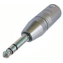NEUTRIK NA3MP 3 Pole XLR Male to Stereo 1/4 Inch TRS Plug