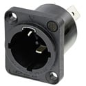 NEUTRIK NAC3MPX-WOT-TOP Receptacle - powerCON TRUE1 TOP - Male - Power in - 1/4in Flat Tab Terminals - without Tang - IP