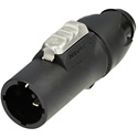 Photo of Neutrik NAC3MX-W-TOP-D 20 amp Cable End Connector powerCON TRUE1 TOP Male  Power in Screw Terminals Bulk 50 Pack