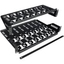 Cabletronix CT-8PK-H256 Multi Unit Shelf for (8) DIRECTV H25 or H26K Satellite Receivers - Pair