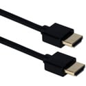 High Speed HDMI UltraHD 4K with Ethernet Thin Flexible Cable - 0.5 Foot