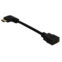 6 Inch Left-Angle High Speed HDMI Male to Female UltraHD 4K Flex Adapter