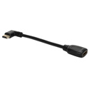 Photo of 6 Inch Right-Angle High Speed HDMI Male to Female UltraHD 4K Flex Adapter