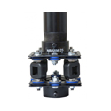 Nigel B NB-UIM-25 Anti-Vibration Isolating Adapter for Pole Mount Projectors - 21 to 32 Pound Carrying Capacity - Black