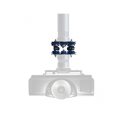 Nigel B NB-UIM-60 Anti-Vibration Isolating Adaptor for Pole Mounter Projectors - Supports 53 - 72 Pounds - Black