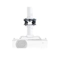 Photo of Nigel B NB-UIM-W-15 Anti-Vibration Isolating Adapter for Pole Mount Projectors - 1 to 15 Pound Carrying Capacity - White