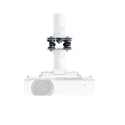 Photo of Nigel B NB-UIM-W-52 Anti-Vibration Isolating Adapter for Pole Mount Projector - 33 to 52 Pound Carrying Capacity - White