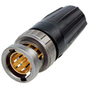 Photo of Neutrik NBNC75BFG7X 4K/8K 12G-SDI rearTWIST UHD BNC Connector for Belden 1855ENH