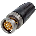 Neutrik NBNC75BTUP11X 4K/8K 12G-SDI UHD rearTWIST 75 Ohm BNC Crimp Connector for Belden 1694A (for Paladin Crimp Tools)