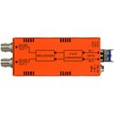 Multidyne NBX-2RX-3G-LC 3G/HD/SD-SDI Dual Fiber Optic Receiver with LC Connectors - up to 6.2 Miles/10km
