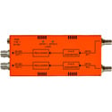 Multidyne NBX-2RX-3G-ST 3G/HD/SD-SDI Dual Fiber Optic Receiver with ST Connectors - up to 6.2 Miles/10km