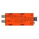 MultiDyne NBX-TRX-12G-LC 12G-SDI Fiber Optic Transceiver with LC Connectors