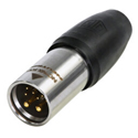 Photo of NEUTRIK NC10MX-TOP Cable End TOP Series 10-Pin Male XLR Connector - OD 6-10mm - Nickel/Gold - IP 65/UV Rated - 50/Pack