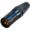 Neutrik NC10MXX-14-B  XX Series 10-Pin Cable End - Male - Black/Gold