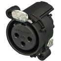 Photo of NEUTRIK NC3FAH1 Female 3 Pole Horizontal PCB Mount XLR Receptacle