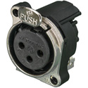 Photo of NEUTRIK NC3FBH1 B Series 3 Pole Female XLR Receptacle Horizontal PCB Mount
