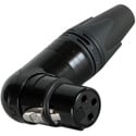 Photo of NEUTRIK NC3FRX-BAG XLR 3-PinRight Angle Female Cable End - Black/Silver