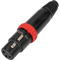 Photo of Neutrik NC3FXS-B 3 Pole XLR Female with On-Off Switch (Black)