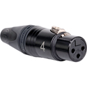 Photo of Sescom Numbered 3-Pin Female XLR Connector - Laser Engraved Neutrik NC3FXX-B - 4