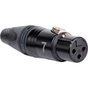 Photo of Sescom Numbered 3-Pin Female XLR Connector - Laser Engraved Neutrik NC3FXX-B - 7