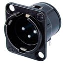 Photo of NEUTRIK NC3MD-H-BAG 3-Pin XLR Male Horizontal PCB Connector - Silver/Black