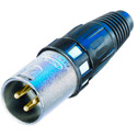 Photo of Neutrik NC3MXCC 3 Pole Male RF-Protected XLR Cable End Gold Contacts