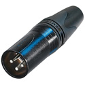 Photo of NEUTRIK NC3MXX-14-BAG-D 3 Pole Male XLR Cable Connector - Black/Silver - 100 Pack