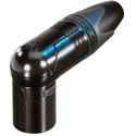 Photo of Neutrik NC4FRX-B 4 Pin XLR RA Female - Black/Gold