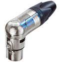 Photo of Neutrik NC4FRX 4 Pin XLR RA Female - Nickel/Silver