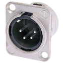 Photo of NEUTRIK NC4MD-L-1 4-Pin XLR Male Panel/Chassis Mount Connector