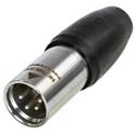 Photo of NEUTRIK NC4MX-TOP - IP65 4-Pin Male XLR Cable Connector for Outdoor Use - Nickel/Gold -  X-TOP Series