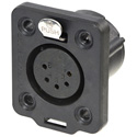 Photo of NEUTRIK NC5FDX-TOP Receptacle True Outdoor Protection (TOP) Series 5-pin Female - Solder - Nickel/Gold - IP 65/UV Rated