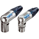 Photo of Neutrik NC5FRX 5-Pin Female Right Angle XLR Cable Jack w/Nickel Shell/Contacts