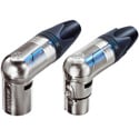 Photo of NEUTRIK NC5FRX 5-Pin Female Right Angle XLR Cable Jack w/Nickel Shell/Contacts