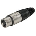 Photo of Neutrik NC5FX 5-Pin XLR-F Cable Jack - Nickel Shell & Silver Contacts