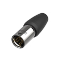 Photo of NEUTRIK NC5MX1-TOP 5-Pole Male XLR Cable Connector with True Outdoor Protection and Gold Contacts
